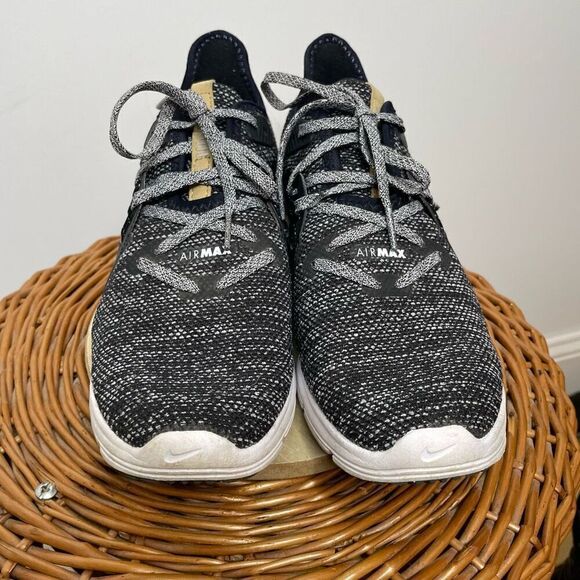 Nike Air Max Sequent 3 Running Shoes Sneakers Athletic Women Size 7.5 Gray Black - Picture 2 of 9